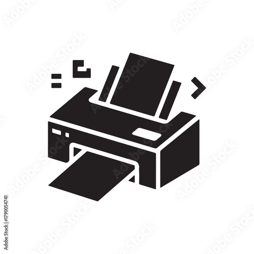 Printer Icon Vector Illustration