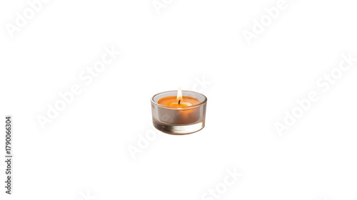 Small Candle in Glass Container