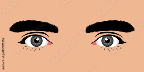 Close up of a beautiful man's eyes