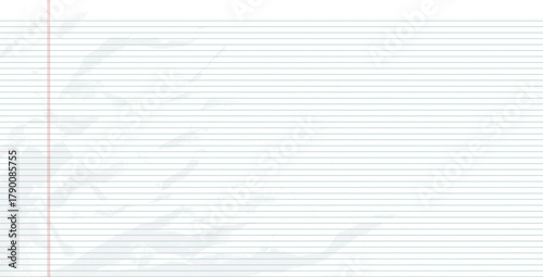 Planner crumpled lines grid paper. Craft abstract diary or memo textured
