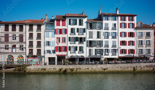 Fototapeta Naklejka Na Ścianę i Meble -  Bayonne, France, Basque streets