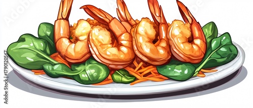 Exquisite Shrimp Dish with Savory Sauce