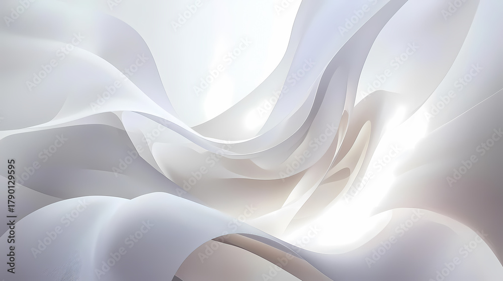 Obraz premium Abstract Light and Flowing Design