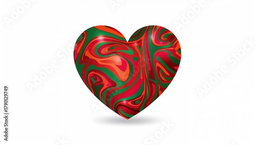 Heart-shaped object, signifying love and affection, ideal for Valentine's Day