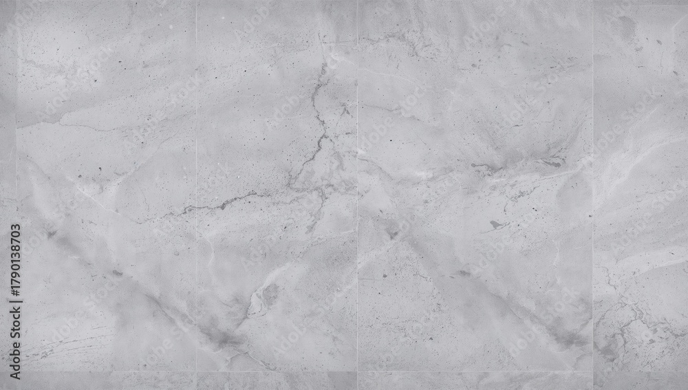 Naklejka premium Light Grey Marble Surface Texture Suitable for Interior Design, Functional Background for Layout