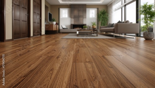 Stylish living room featuring wood flooring and contemporary design, ideal for relaxation