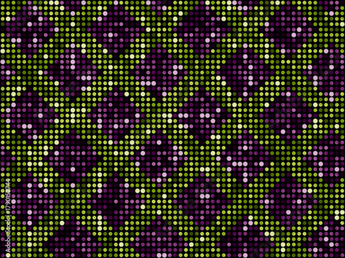 ミラータイル3、ダイヤ柄、4黄緑