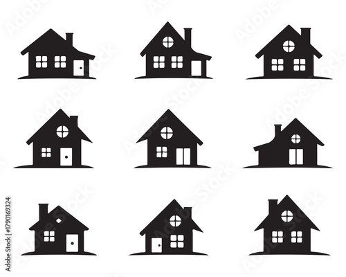 Property and Building Silhouettes