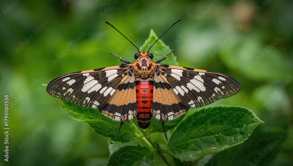 Fototapeta premium Lycorma delicatula, invasive species risk, Earth Day