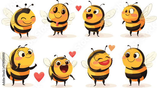 A cute set of funny cartoon animal characters featuring Easter eggs, chicks, and a comic owl vector illustration