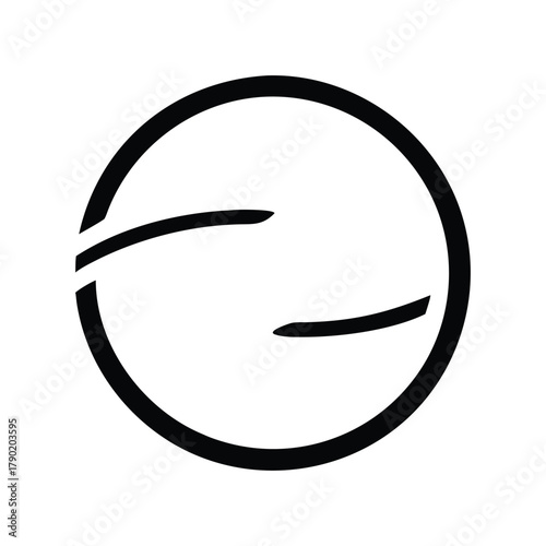 vector illustration of a face