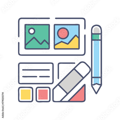 set of icons for web