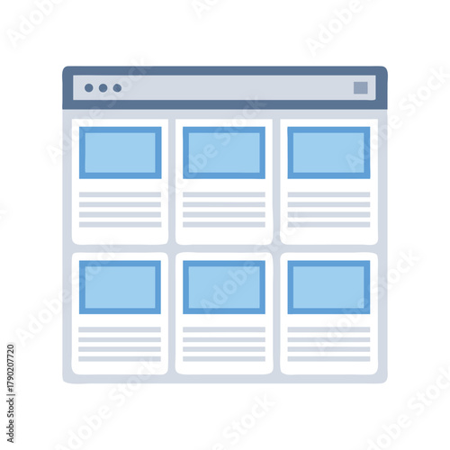 vector web site design