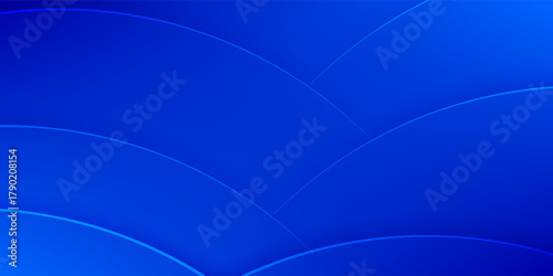 Smooth blue abstract vector background with soft gradient curves and dynamic overlapping circular shapes, ideal for modern tech, corporate, or creative designs. blue color background.