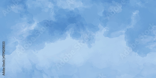  Abstract Pastel blue watercolor paint brush. watercolor texture for cards, Brushstrokes and splashes. Pastel blue texture design template for birthday invite or card