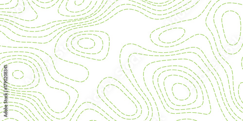 Topographic map. geographic line World map
 with elevation assignments. contour maps. Vector illustration.
