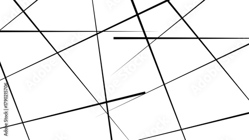 Abstract geometric pattern. Outline monochrome texture. Random chaotic lines abstract geometric pattern. 