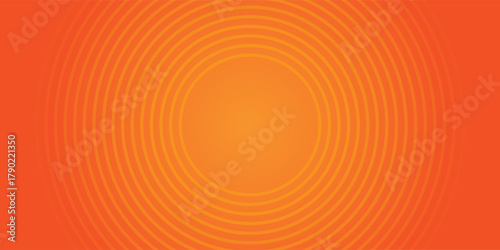 Vector abstract background with dynamic orange waves, lines and particles. vector