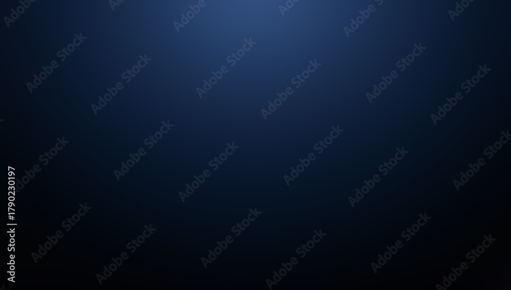Obraz premium Blue abstract background with dark blue gradient, smooth blue texture, and deep blue color design for calm wallpaper.