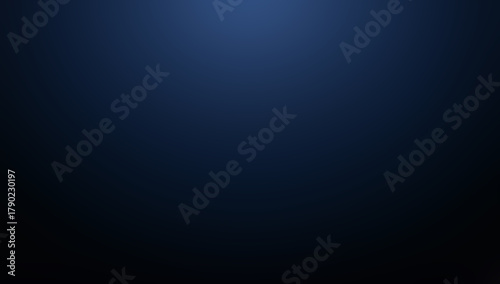 Blue abstract background with dark blue gradient, smooth blue texture, and deep blue color design for calm wallpaper.
