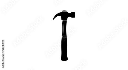Black and white illustration of a flathead screwdriver with a ribbed handle, angled on a white background.