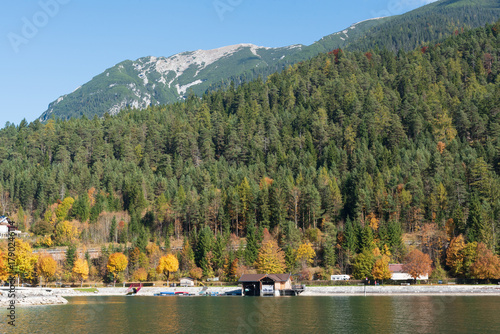 Achen Lake and Surrounding Mountains in Austria