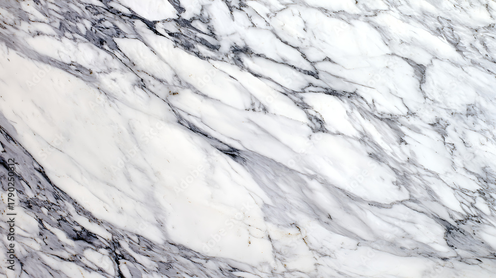 Fototapeta premium White marble with grey veining stone texture