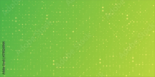 Vibrant Green Bokeh Background With Dots And Light Pattern For Abstract Design Projects