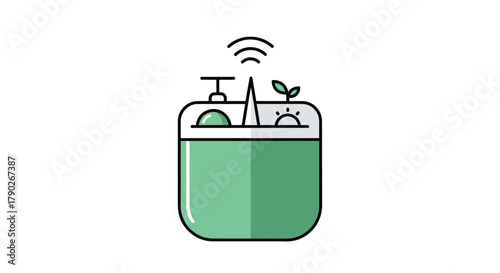 Innovative smart home gardening system with monitoring and automated plant care design