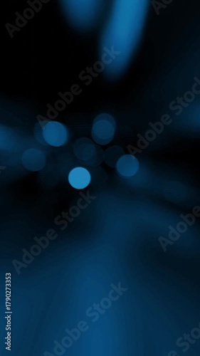 blue abstract tunnel blurred background, suitable for social or screen background