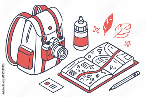 back to school vector illustration