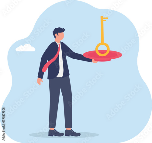 illustration of offering solutions to business problems
