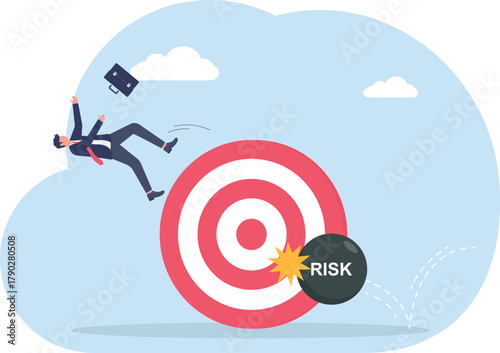 illustration of high targets with high risks

