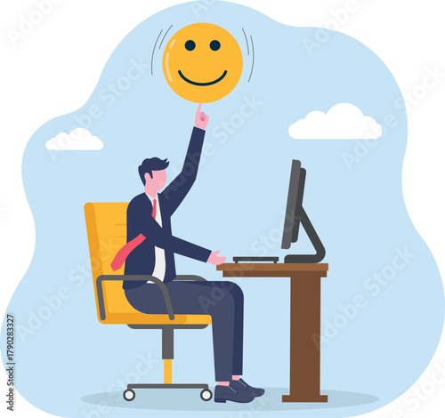 illustration of enjoying executing strategies to gain market attention
