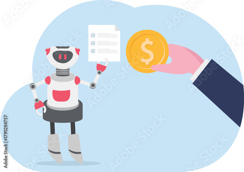  illustration of the cost required to get AI solutions for business tasks

