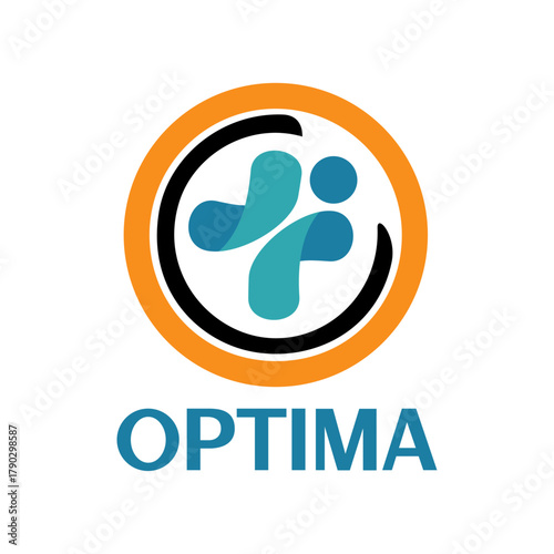 Minimal logo design concept for medical. Vector Illustration