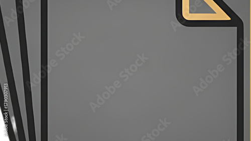 Clean, minimalist illustration of stacked blank papers with a subtle golden edge, representing ideas or documents.