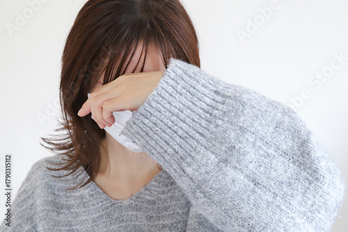 体調不良　発熱イメージ