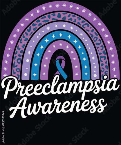 Preeclampsia Awareness A illustration T-shirt Design