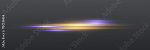 Dynamic glowing neon light lines. Vector EPS10