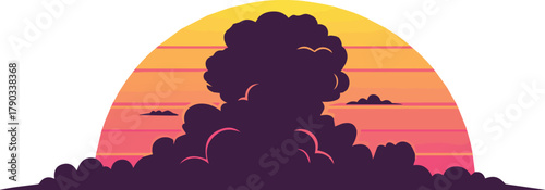 People Enjoying Picnic & Cycling in Park Friends, Nature, Summer Activities Illustration