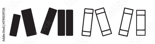 Library icon set. education icon vector design