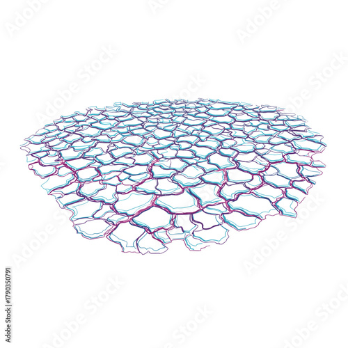 Cracked earth texture representing drought and scarcity of water  