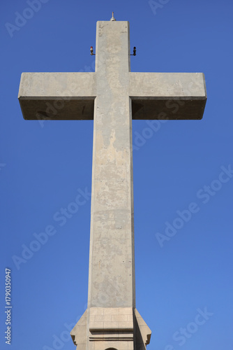 Filerimos Cross on Filerimos Mountain, Rhodes - Dodecanese Islands, Greece