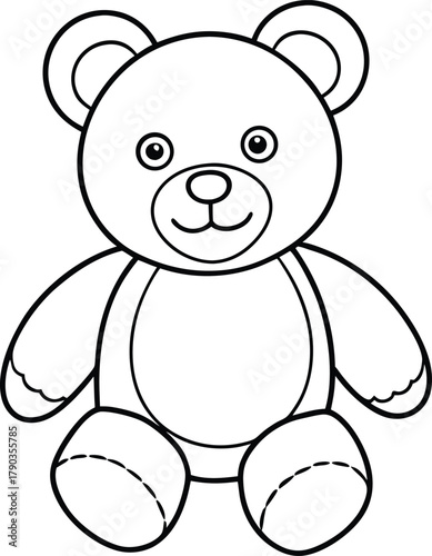 teddy bear coloring pages (3).eps