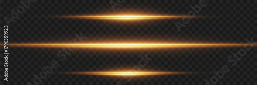 Magic glowing lines with light effect.