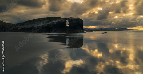 Beach of the Cathedrals) is on the northwest coast of Spain