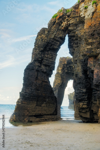 Beach of the Cathedrals) is on the northwest coast of Spain