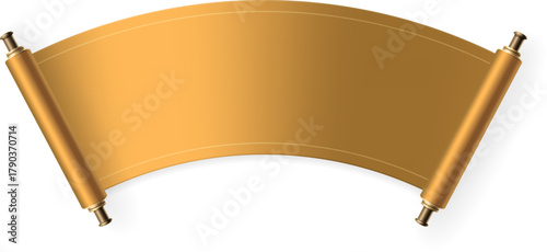 Curved Chinese Scroll