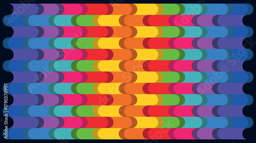 colorful abstraction of liquid rainbow spots, LGBT colors on black background in the form of bright colored dripping drops, colored pencils and paints, thick strokes of paint